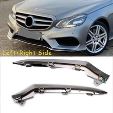 L&R Front Bumper Chrome Trim