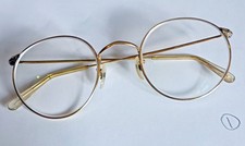 Algha 12KT GF gold rim metal