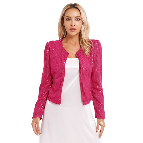 Womens sequin jacket long - sequin,