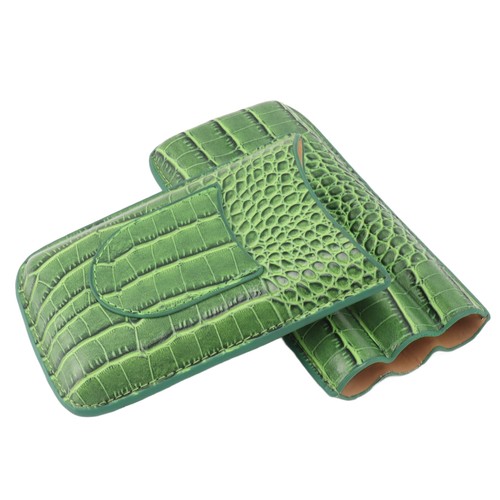 Leather cigar case - leather,