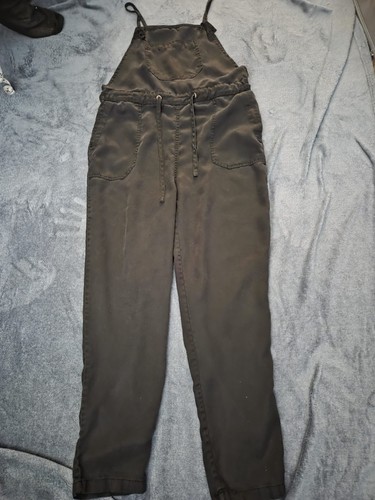 Fatface ladies dungarees black