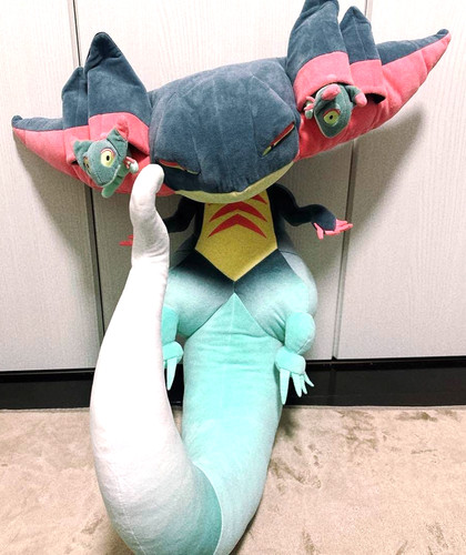 Jumbo dragapult plush toy - dragapult,