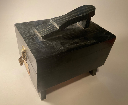 Vintage esquire shoe shine - shoe, box