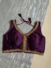 Pink Ready Wear Stitched Saree Blouse Choli Top Bollywood Lehnga Size upto 38"