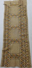 Vintage Italian Bargello Needlepoint Unfinished Panel 128x47cms