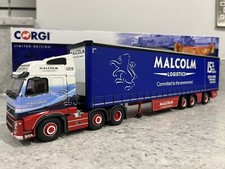 Corgi - Volvo FH Super Curtainside - W H Malcolm, Scotland - CC14032 - Mint/New