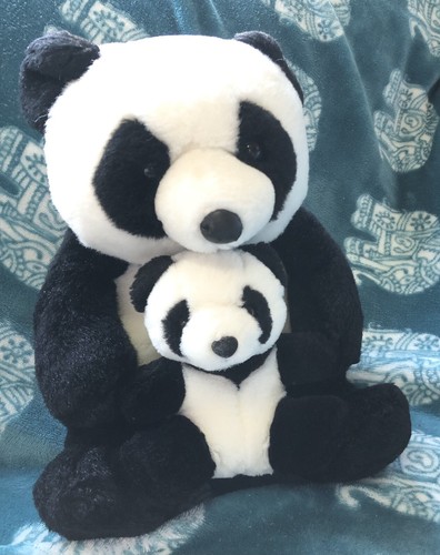 Mother baby panda - &, cuddly