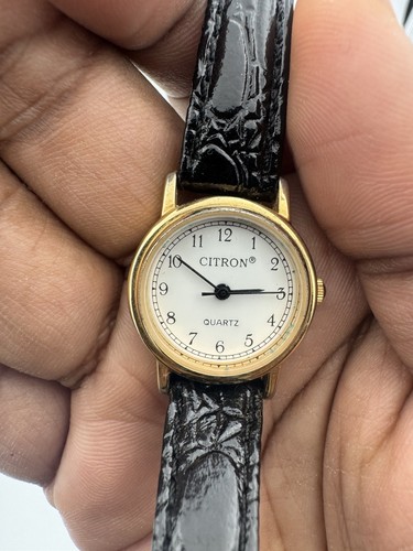 Citron gold tone - citron, quartz