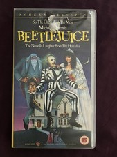 Beetlejuice VHS 1988 Warner
