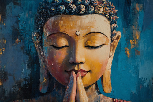Buddha canvas picture - buddha, print