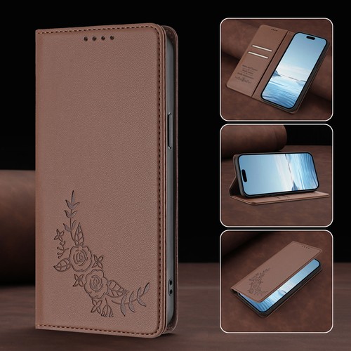 Leather flip wallet - flip, for