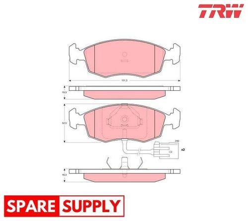 Brake pad set disc - brake,