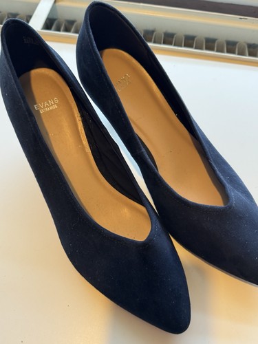 Evans fliss navy - navy, heels