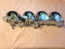 4X Heavy Duty 2 Swivel & 2 Fixed 4'' 100mm Castor Wheel trolleys moving platform