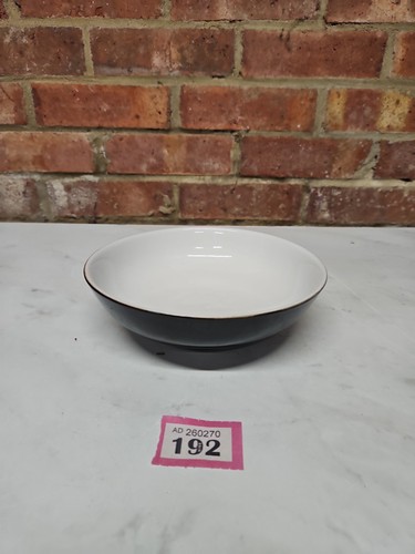 Denby jet black cereal bowls - denby,