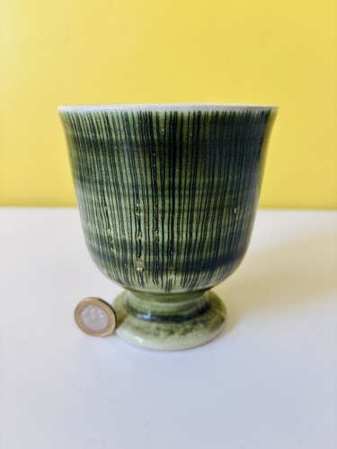 Rye pottery footed vase - pottery,
