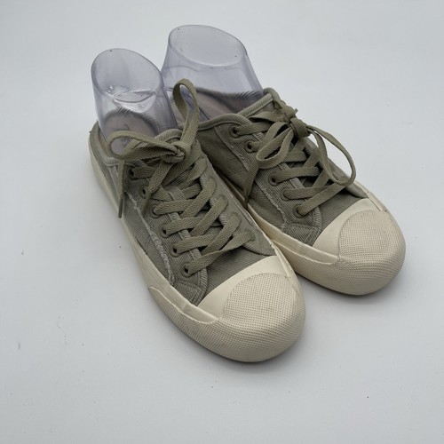 Zara light green canvas open - zara,