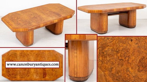 Art deco dining table - art, period