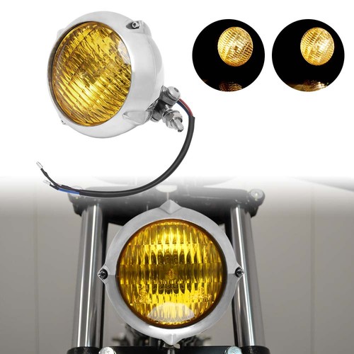 Motorcycle retro round h4 - motorcycle,