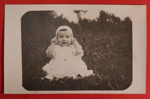 Postcard girl noble family - noble,