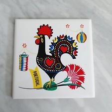 Tile Lucky Rooster Coaster Apx