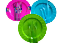 24 PIECE DINNER SET PICNIC