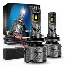 NOVSIGHT Pair 240W 50000LM H11 LED Headlight Bulbs Kit High Low Beam 6500k White