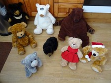 8 x Large Plush TEDDY BEARS Soft Toys 17 ins High max - inc. DARCY BEAR