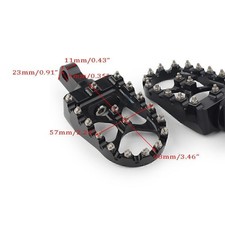 Wide Foot Peg MX Style Fit