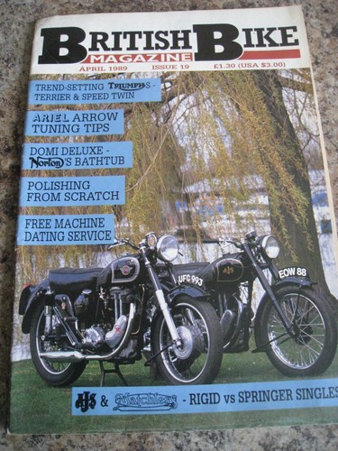 British bike apr 1989 - apr, triumph