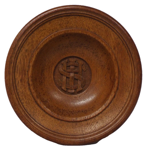 Oak carved wooden gothic ihs - oak,