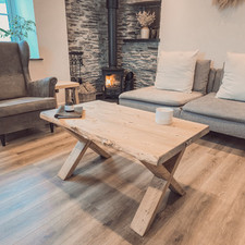 Live Edge Chunky Coffee Table