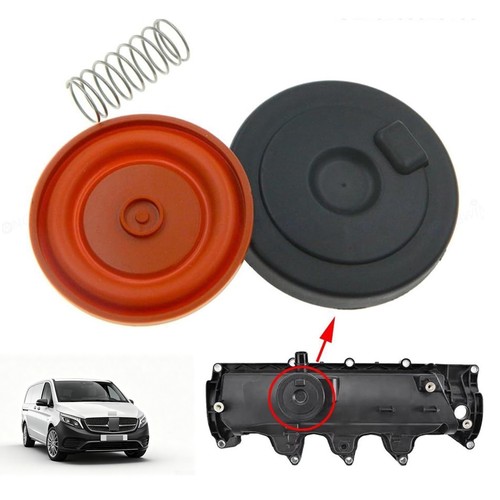 Pcv valve cover - valve, cap