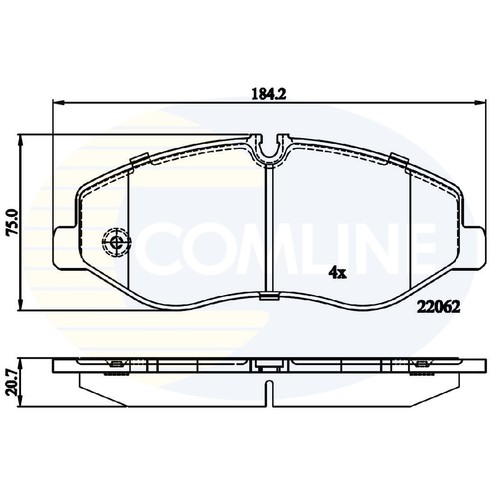 Brake pads for mercedes vito - pads,