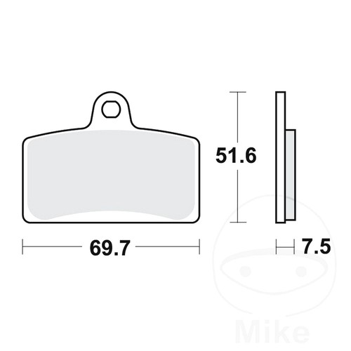 Trw brake pads sintered front - sintered,