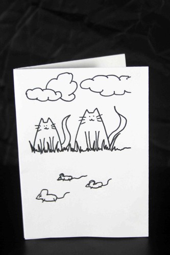 Blank greeting card - blank,