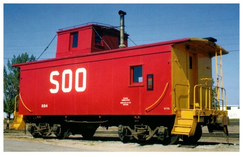 Soo line caboose 224 - soo,