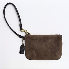 Coach Brown Suede Leather