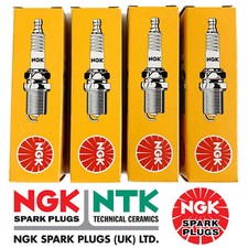 4 X GENUINE NGK SPARK PLUGS