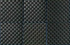 6 PK Black Egg Crate Acoustic