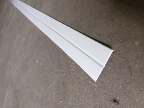 Upvc white flexi angle - upvc, trim
