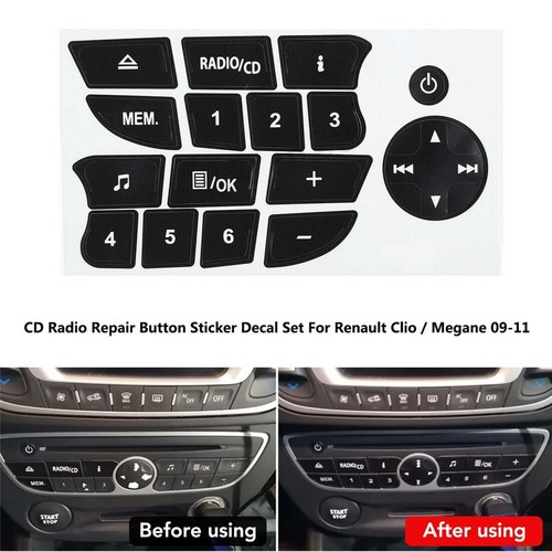 Car radio button repair - car,