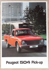 Peugeot 504 Pick-Up Brochure 1981