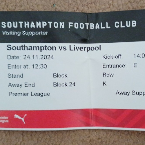 Southampton liverpool - southampton,