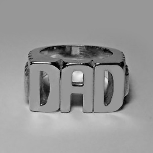 Men dad ring platinum - men's,