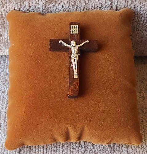 Wooden crucifix cross jesus - wooden, on