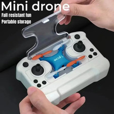 Best Mini Drone Remote Control Toy UAV Easy-Control, All Battery Included, Blue