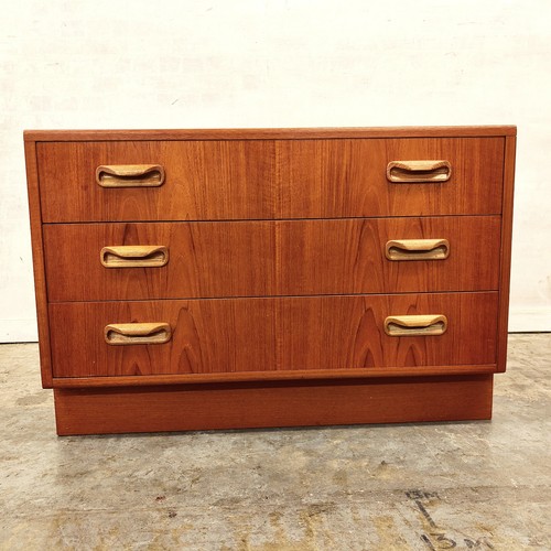 Mid century teak plan chest - plan,