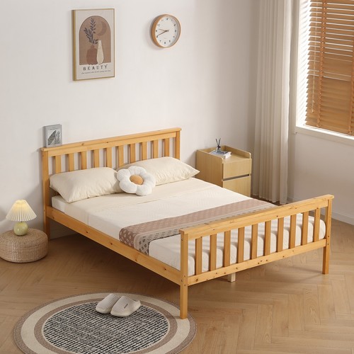 Atlantis bed white pine 5ft - white,, pine,