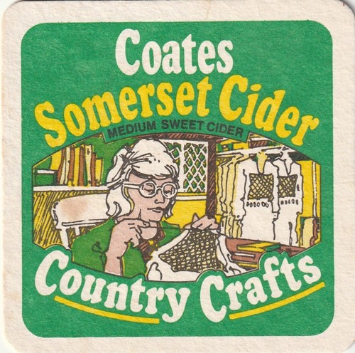 Beer mat coates cider - beer,